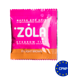 ZOLA Eyebrow Tint in a sachet # 01 Light Brown 5ml